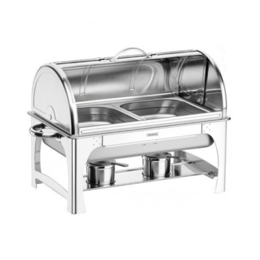 Rechaud 2 cubas com tampa giratória 8,4l